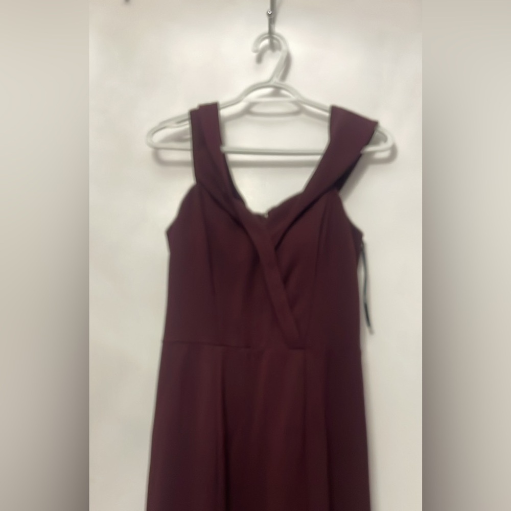 beautiful burgundy dress